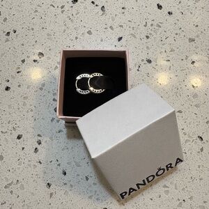Pandora Silver Hoop Earrings